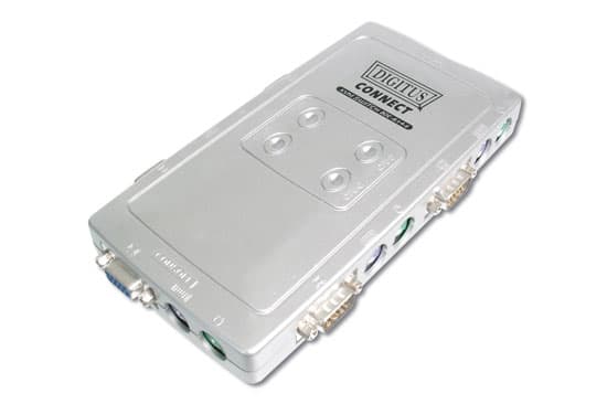 Digitus KVM SWITCH 4porta PS/2 - kabinet