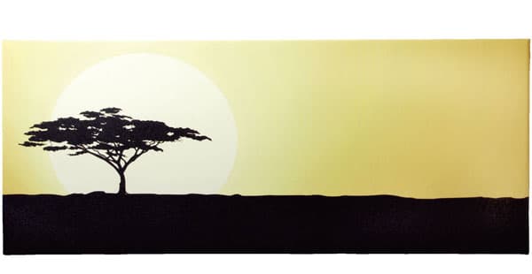 Štampana slika BANZA 40x90cm pejzaž - zalazak sunca