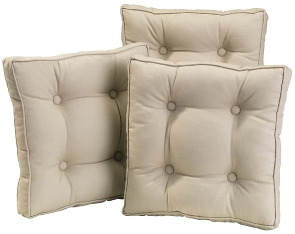 Futon jastuče za stolice ANNEBELL 40x40x5 boja peska 4 komada