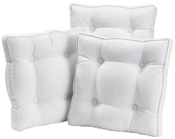 Futon jastuče za stolice ANNEBELL 40x40x5 krem 4 komada