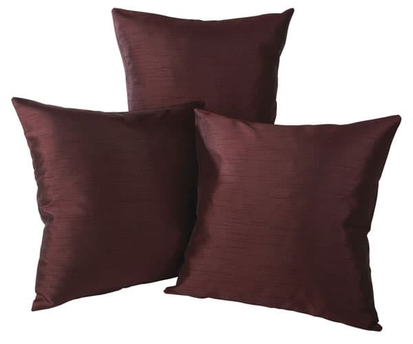 Ukrasna jastučnica (bez jastuka) Amica 40x40 šljiva 2 komada