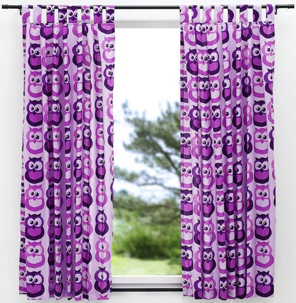 Dečija zavesa Unna 2x140x160cm ljubičasta