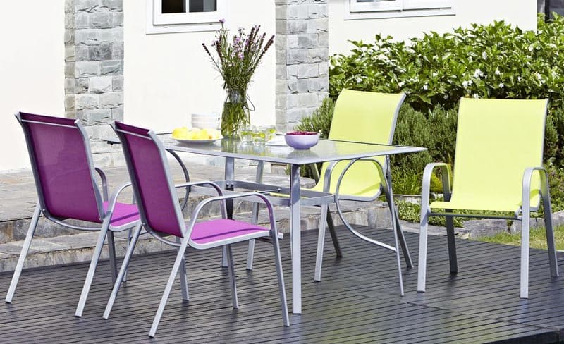 Garnitura Za Dvorište Robinson - 4 Stolice + Sto