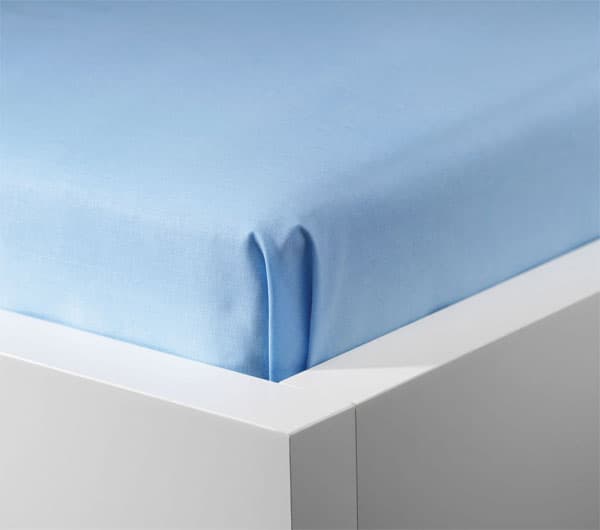 Čaršav 140x250 svetlo plava Kronborg