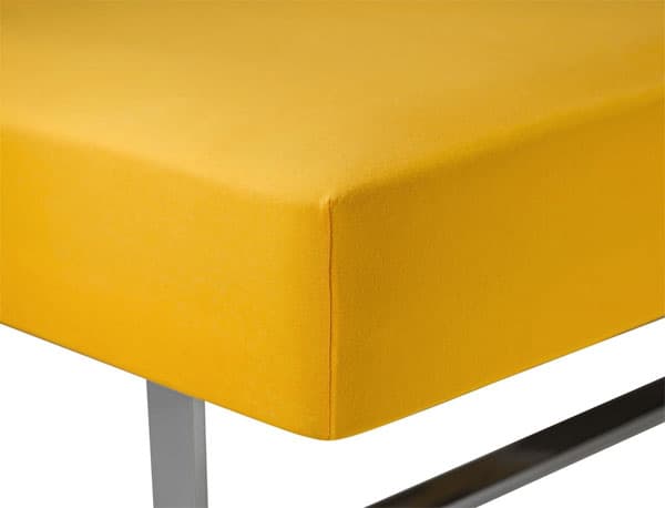 Čaršav žersej 90x200 žute boje