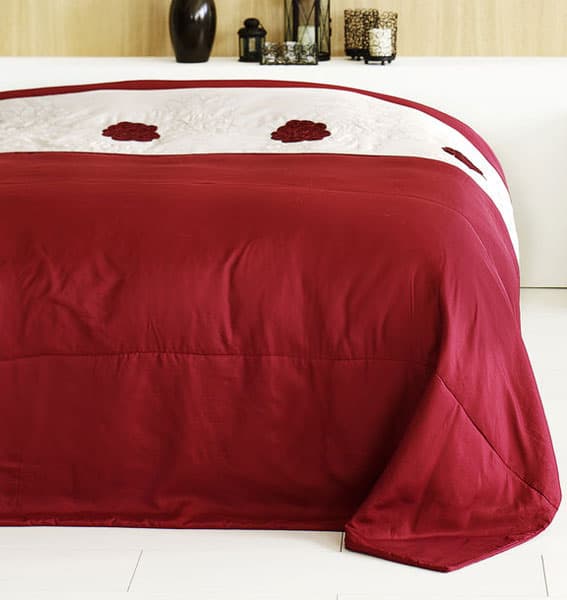Prekrivač Larisa 220x220cm crvena