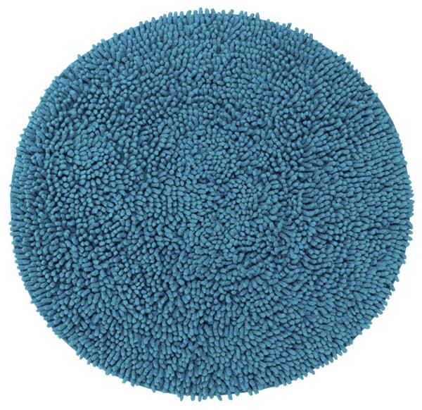 Kružna prostirka za kupatilo Petra 60 petrolej