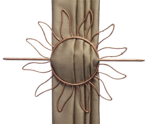 Metalna šnala za zavese - Sunce
