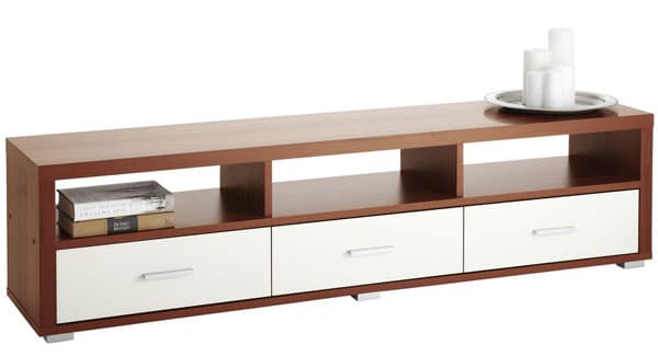 TV-polica Porto sa 3 fioke orah - krem