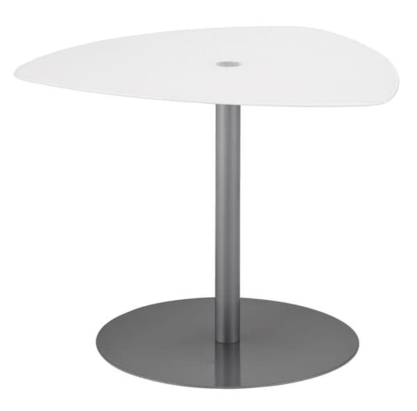 Stočić Glamour belo staklo