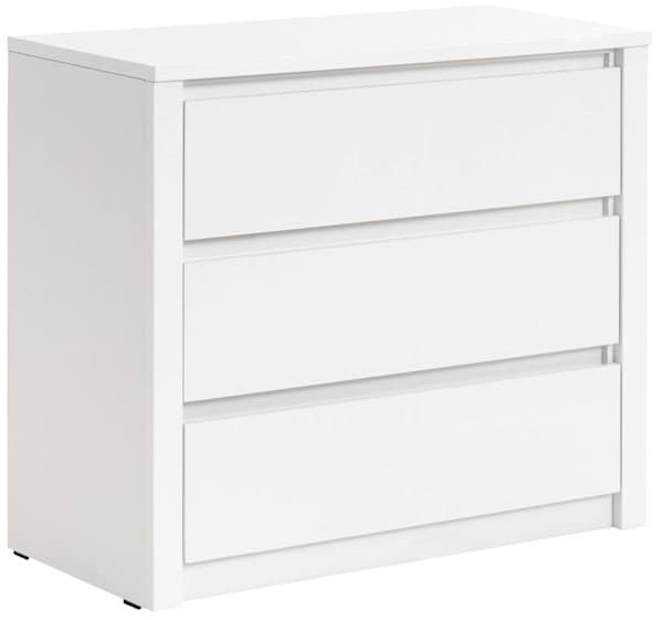 Komoda Spring 3 fioke bela