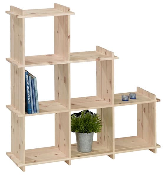 Sobna pregrada  - polica Medio sa 6 polica, bor 