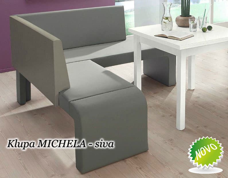 Trpezarijska Ugaona Klupa Michela Veste Grigo Scuro