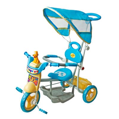 Tricikl sa tendom plavi LB3106