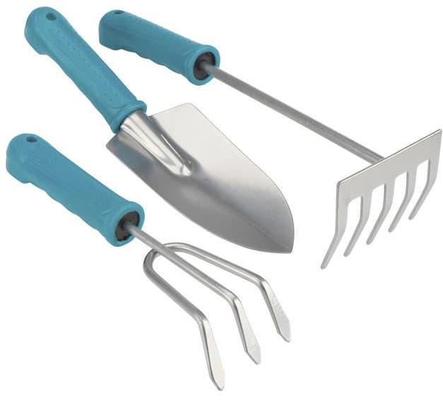 Set baštenskih alatki - 3kom tirkizna