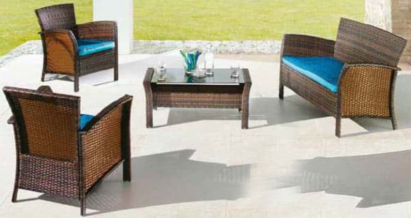 Garnitura za Dvorište i Baštu Orisa Petan - Aluminijum