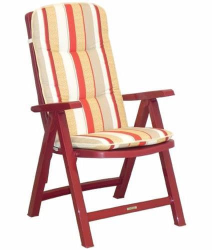 Plastična stolica Steiner Cannes crvena 1744978