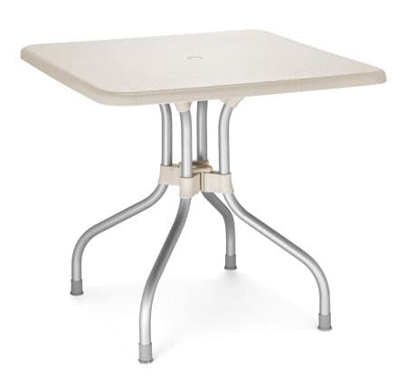 Plastični sto Olimpo beli Scab Antracit 80x80 1654611