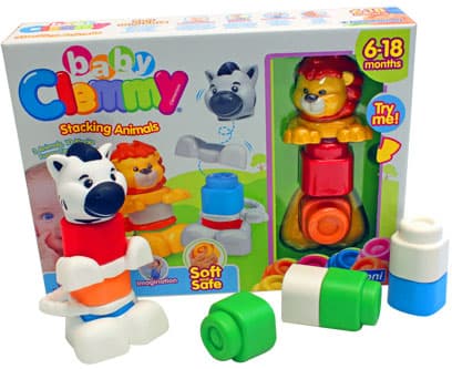 Clementoni Animals Soft Blocks - Mekane Kocke Clemmy 22600