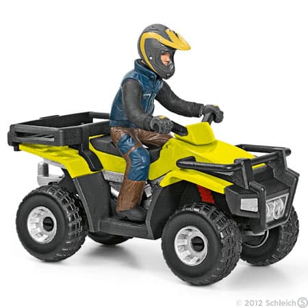 Schleich Domaće životinje -Farma - Kvad motor sa vozačem 42051
