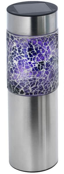 Solarna lampa Mozaik ljubičasta