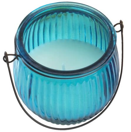 Sveća u čaši Glossy plava 2 komada