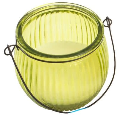 Sveća u čaši Glossy žuta 2 komada