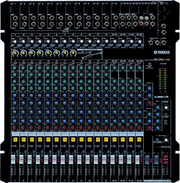 Yamaha MG206C USB analogna mikseta 25004
