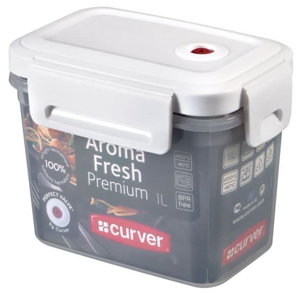 Curver plastična posuda Aroma Premium 1l za zamrzivač i mikrotalasnu CU 00373-540