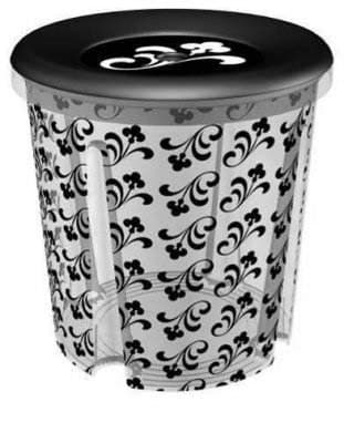 Curver okrugla kutija za odlaganje Dark Arab CU 00300-A54