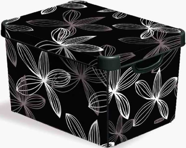Curver kutija za odlaganje Deco Stockholm 7l Black Lily CU 04710-D66