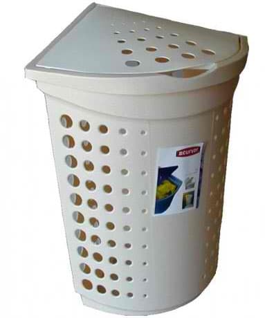 Curver ugaona korpa za veš 40l krem CU 05021-704