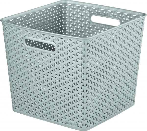 Curver složiva kutija za odlaganje 25L, Ratan metalik siva CU 03613-087