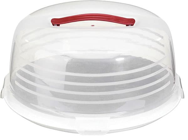 Curver okrugla kutija za tortu, krem boje CU 00416-128