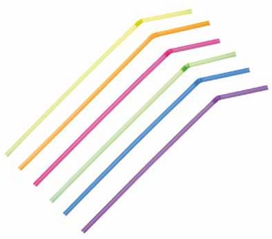 PapStar fluorescentne Flex slamke 200 komada PS 12738