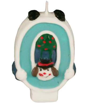 PapStar rođendanska svećica sa klovnom, nula, PS 19410