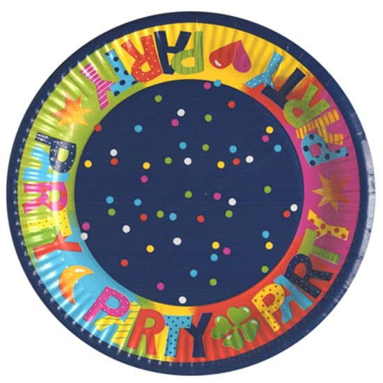 PapStar papirni tanjir Party Ø23cm 20 komada PS 11891