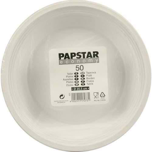 PapStar plastični plitki tanjiri 50 komada PS 17071