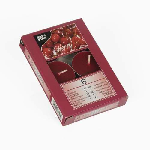 PapStar mirišljave sveće 6 komada trešnja PS 83323