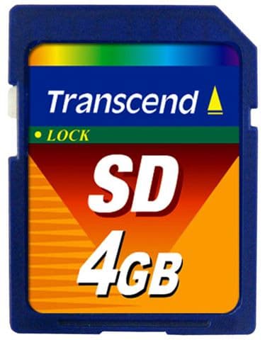 Transcend SD - 4 GB - memorijska kartica