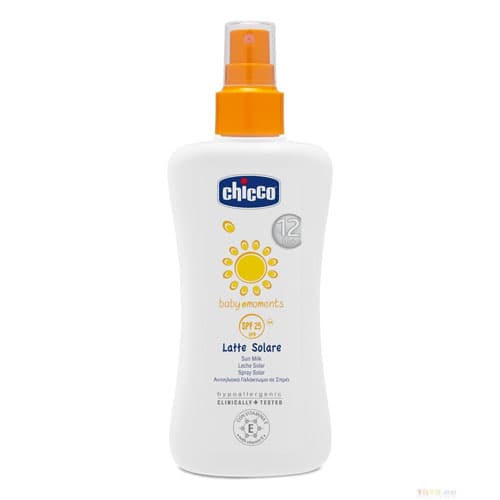 Chicco baby moments Sprej za sunčanje SPF25+  150ml 1760010
