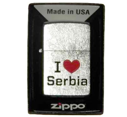 Zippo upaljač I Love Serbia 207-006460 004923