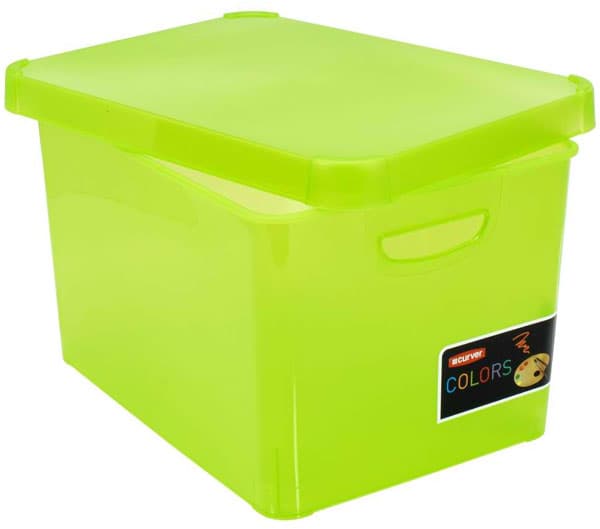 Kutija za odlaganje Curver Secret 30x40x24cm limeta