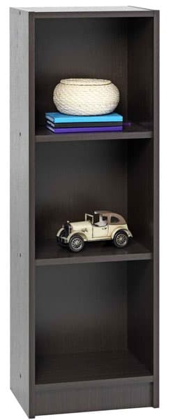 Polica Crest u boji kafe sa 3 police