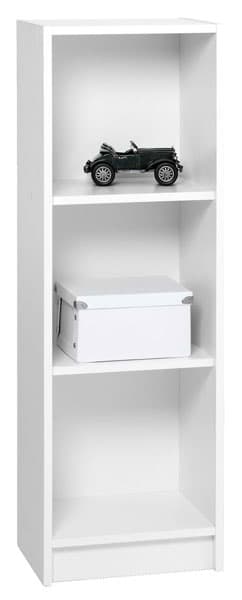 Polica Crest bele boje sa 3 police