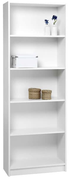 Polica Crest bele boje sa 5 polica