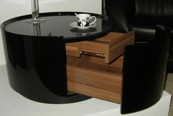 Miotto Soriano Noćni Ormarić ili Klub Sto Crni