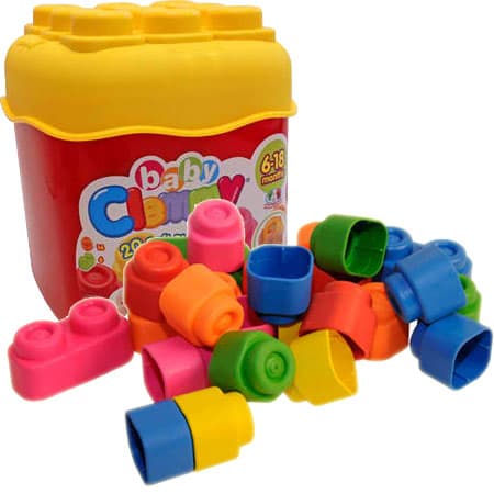 Clementoni mekane gumene kocke 20 kom 