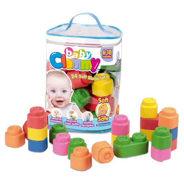 Clementoni mekane gumene kocke u torbi 14889 22848