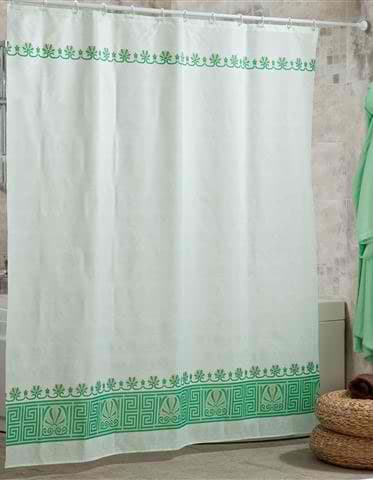 Tekstilna zavesa za kadu Crown zelena